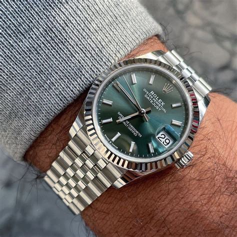 rolex 41mm green dial.